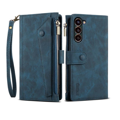 ESEBLE Retro Frosted RFID Flip Leather Phone Case, For Samsung Galaxy S26+ 5G, For Samsung Galaxy S26 Ultra 5G, For Samsung Galaxy S26 5G, For Samsung Galaxy S25 FE 5G, For Samsung Galaxy S25 Edge 5G, For Samsung Galaxy S25 5G