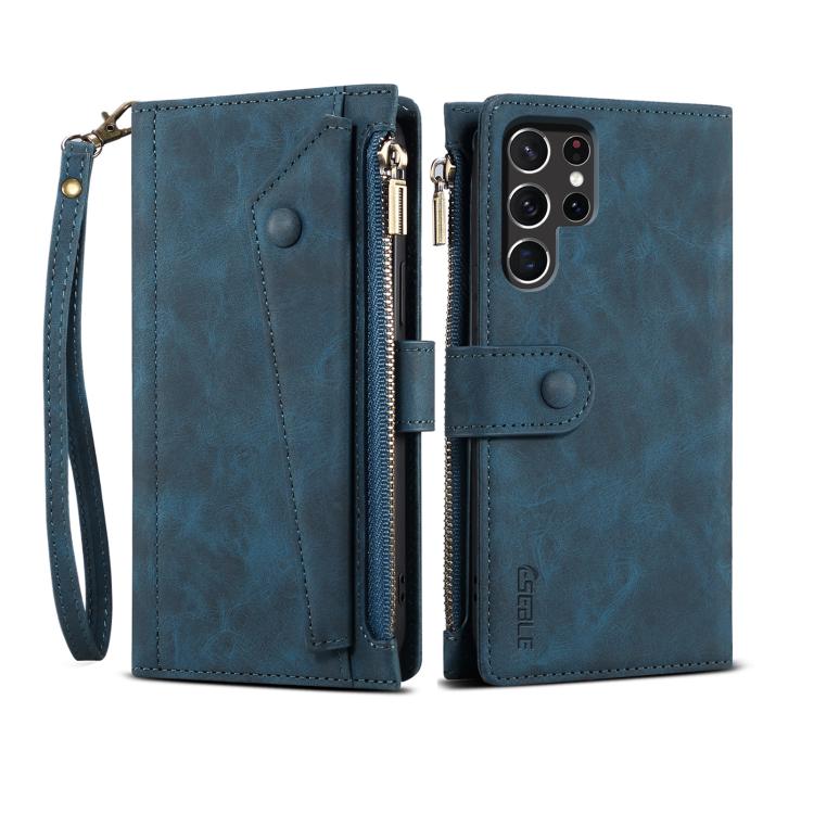 ESEBLE Retro Frosted RFID Flip Leather Phone Case, For Samsung Galaxy S26+ 5G, For Samsung Galaxy S26 Ultra 5G, For Samsung Galaxy S26 5G, For Samsung Galaxy S25 FE 5G, For Samsung Galaxy S25 Edge 5G, For Samsung Galaxy S25 5G