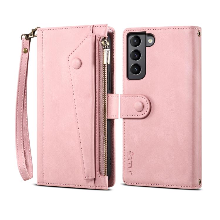 ESEBLE Retro Frosted RFID Flip Leather Phone Case, For Samsung Galaxy S26+ 5G, For Samsung Galaxy S26 Ultra 5G, For Samsung Galaxy S26 5G, For Samsung Galaxy S25 FE 5G, For Samsung Galaxy S25 Edge 5G, For Samsung Galaxy S25 5G