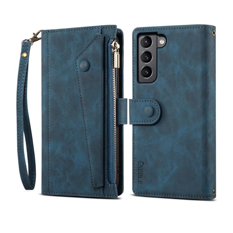 ESEBLE Retro Frosted RFID Flip Leather Phone Case, For Samsung Galaxy S26+ 5G, For Samsung Galaxy S26 Ultra 5G, For Samsung Galaxy S26 5G, For Samsung Galaxy S25 FE 5G, For Samsung Galaxy S25 Edge 5G, For Samsung Galaxy S25 5G