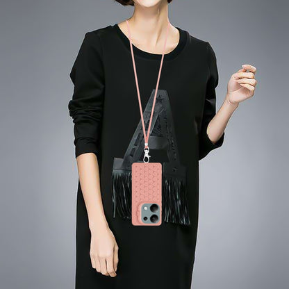 Honeycomb Radiating Holder TPU Phone Case with Lanyard, For Xiaomi Redmi Note 13 Pro 4G, For Xiaomi Redmi Note 13 4G, For Xiaomi Redmi 13C, For Xiaomi Redmi 12 4G