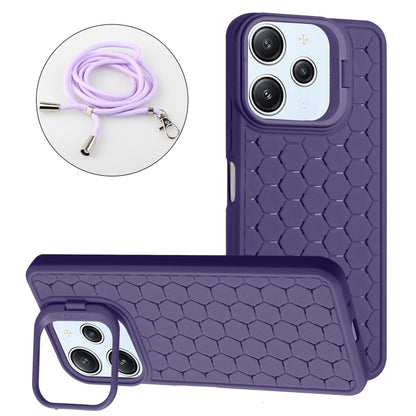 Honeycomb Radiating Holder TPU Phone Case with Lanyard, Series 2