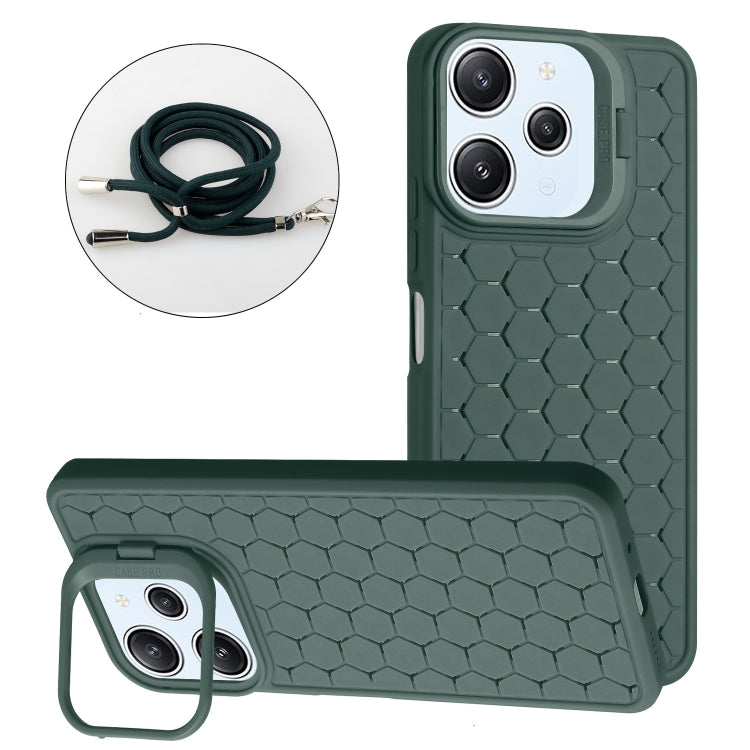 Honeycomb Radiating Holder TPU Phone Case with Lanyard, Series 2