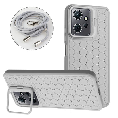 Honeycomb Radiating Holder TPU Phone Case with Lanyard, Series 1