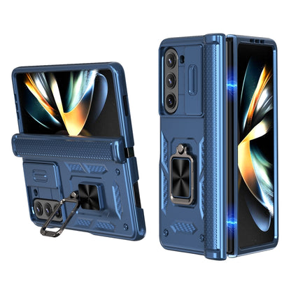 Sliding Window Hinge Phone Case with Ring Stand, For Samsung Galaxy Z Fold7 5G, For Samsung Galaxy Z Flip7 5G, For Samsung Galaxy Z Flip6 / Flip7 FE, For Samsung Galaxy Z Fold6 5G