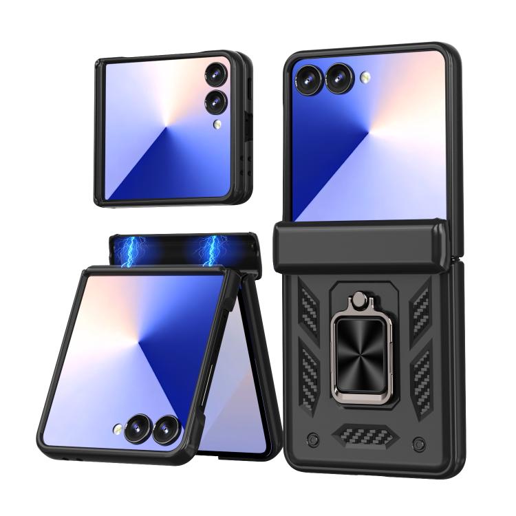 Sliding Window Hinge Phone Case with Ring Stand, For Samsung Galaxy Z Fold7 5G, For Samsung Galaxy Z Flip7 5G, For Samsung Galaxy Z Flip6 / Flip7 FE, For Samsung Galaxy Z Fold6 5G