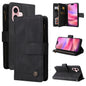 Skin Feel Multi-Card Wallet Zipper Leather Phone Case