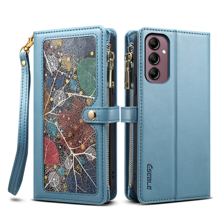 ESEBLE Star Series Lanyard Zipper Wallet RFID Leather Case, For Samsung Galaxy S25 FE 5G, For Samsung Galaxy S25 Edge 5G, For Samsung Galaxy S25 5G, For Samsung Galaxy S25+ 5G, For Samsung Galaxy S25 Ultra 5G, For Samsung Galaxy S24 FE 5G��������������...