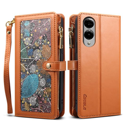ESEBLE Star Series Lanyard Zipper Wallet RFID Leather Case, For Samsung Galaxy S25 FE 5G, For Samsung Galaxy S25 Edge 5G, For Samsung Galaxy S25 5G, For Samsung Galaxy S25+ 5G, For Samsung Galaxy S25 Ultra 5G, For Samsung Galaxy S24 FE 5G��������������...