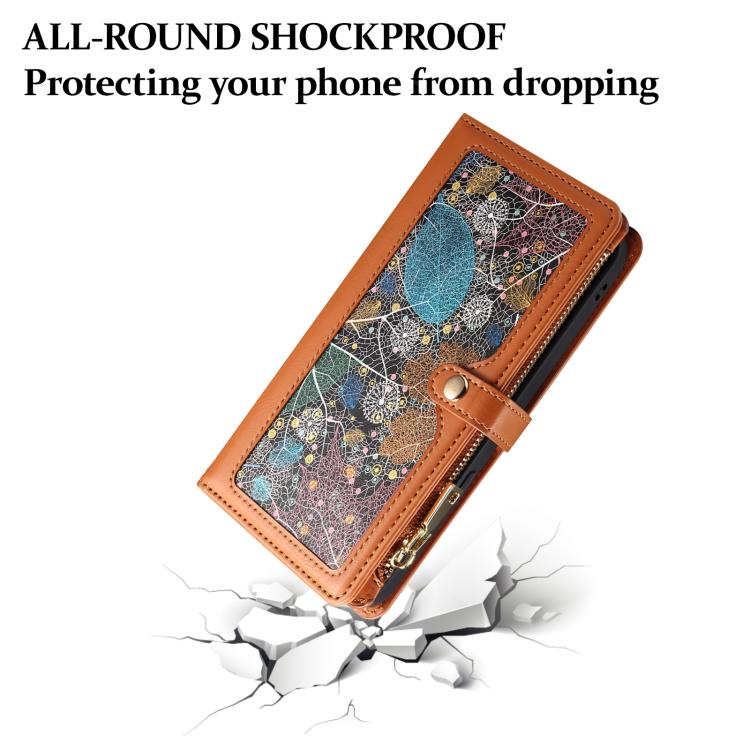 ESEBLE Star Series Lanyard Zipper Wallet RFID Leather Case, For Samsung Galaxy S25 FE 5G, For Samsung Galaxy S25 Edge 5G, For Samsung Galaxy S25 5G, For Samsung Galaxy S25+ 5G, For Samsung Galaxy S25 Ultra 5G, For Samsung Galaxy S24 FE 5G��������������...