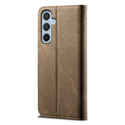 Denim Texture Casual Style Horizontal Flip Leather Case, For Samsung Galaxy S25+ 5G, For Samsung Galaxy S25 Ultra 5G, For Samsung Galaxy S24 FE 5G, For Samsung Galaxy S24 Ultra 5G, For Samsung Galaxy S24+ 5G