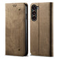 Denim Texture Casual Style Horizontal Flip Leather Case, For Samsung Galaxy S25+ 5G, For Samsung Galaxy S25 Ultra 5G, For Samsung Galaxy S24 FE 5G, For Samsung Galaxy S24 Ultra 5G, For Samsung Galaxy S24+ 5G