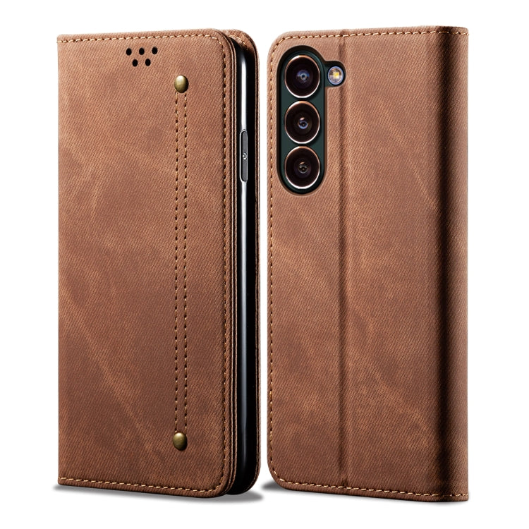 Denim Texture Casual Style Horizontal Flip Leather Case, For Samsung Galaxy S25+ 5G, For Samsung Galaxy S25 Ultra 5G, For Samsung Galaxy S24 FE 5G, For Samsung Galaxy S24 Ultra 5G, For Samsung Galaxy S24+ 5G
