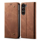 Denim Texture Casual Style Horizontal Flip Leather Case, For Samsung Galaxy S26+ 5G, For Samsung Galaxy S26 Ultra 5G, For Samsung Galaxy S26 5G, For Samsung Galaxy S25 FE 5G, For Samsung Galaxy S25 Edge 5G, For Samsung Galaxy S25 5G