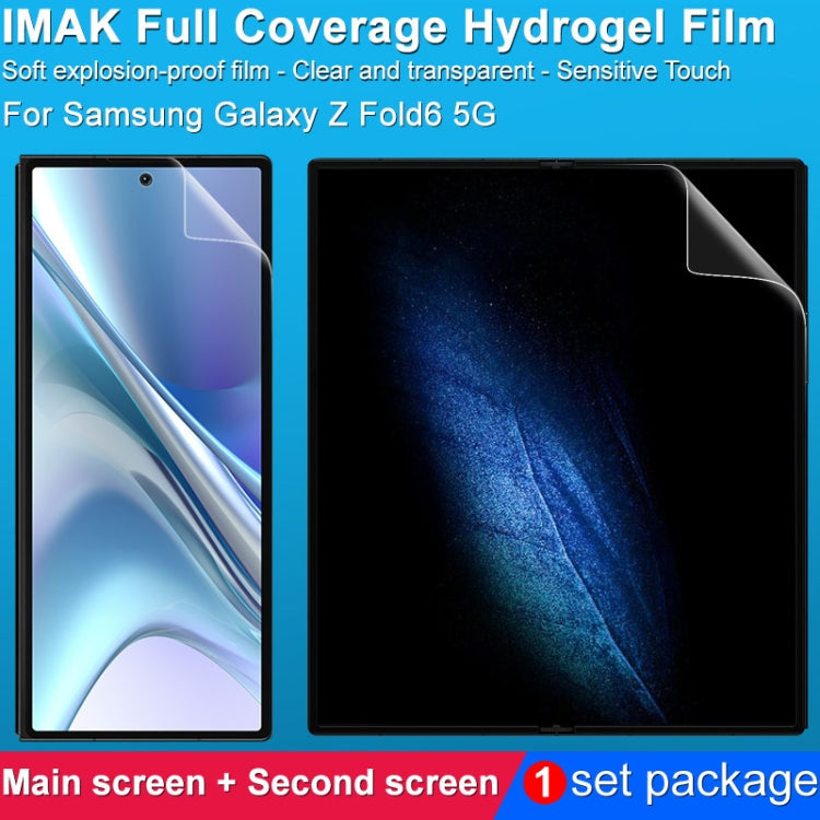 1 Sets imak  Curved Full Screen Hydrogel Film (Outer Screen + Inner Screen)