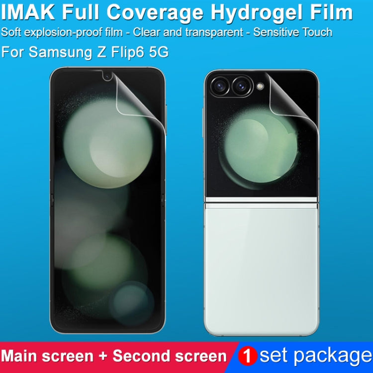1 Sets imak  Curved Full Screen Hydrogel Film (Outer Screen + Inner Screen)