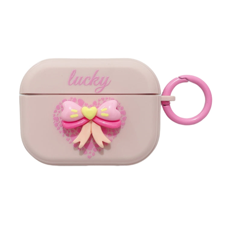 3D Love Bowknot Bluetooth Earphone Protective Case, For AirPods Pro 2, For AirPods 3, For AirPods Pro, For AirPods 2 / 1