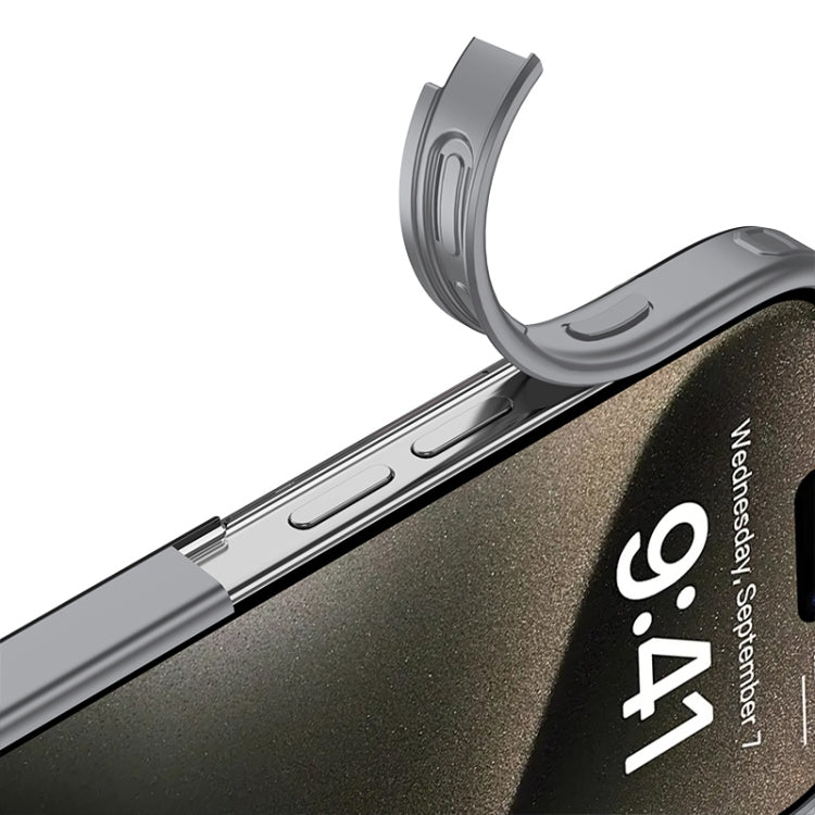 Armor Clear TPU Hard PC Phone Case, For iPhone 16 Pro Max, For iPhone 16 Pro, For iPhone 16 Plus, For iPhone 16