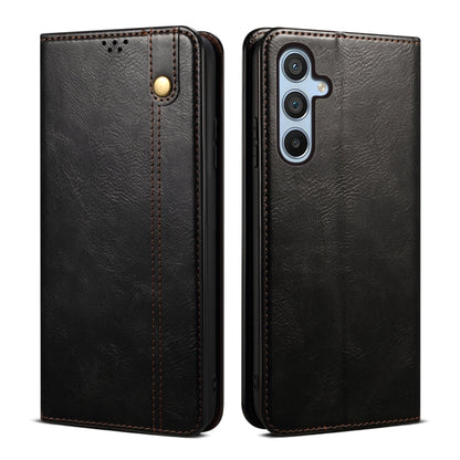 Oil Wax Crazy Horse Texture Leather Phone Case