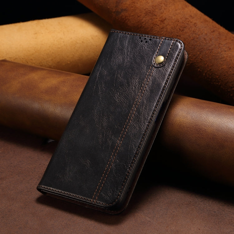 Oil Wax Crazy Horse Texture Leather Phone Case