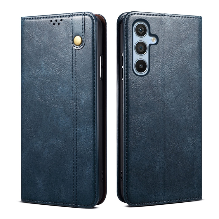 Oil Wax Crazy Horse Texture Leather Phone Case, For Samsung Galaxy S26+ 5G, For Samsung Galaxy S26 Ultra 5G, For Samsung Galaxy S26 5G, For Samsung Galaxy S25 FE 5G, For Samsung Galaxy S25 Edge 5G, For Samsung Galaxy S25 5G
