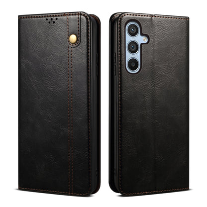 Oil Wax Crazy Horse Texture Leather Phone Case, For Samsung Galaxy S25+ 5G, For Samsung Galaxy S25 Ultra 5G, For Samsung Galaxy S24 FE 5G, For Samsung Galaxy S24 Ultra 5G, For Samsung Galaxy S24+ 5G