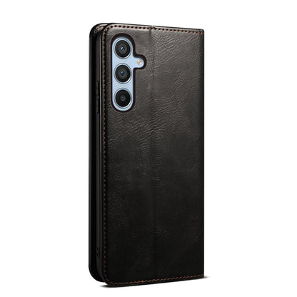 Oil Wax Crazy Horse Texture Leather Phone Case, For Samsung Galaxy S25+ 5G, For Samsung Galaxy S25 Ultra 5G, For Samsung Galaxy S24 FE 5G, For Samsung Galaxy S24 Ultra 5G, For Samsung Galaxy S24+ 5G