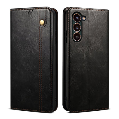 Oil Wax Crazy Horse Texture Leather Phone Case, For Samsung Galaxy S25+ 5G, For Samsung Galaxy S25 Ultra 5G, For Samsung Galaxy S24 FE 5G, For Samsung Galaxy S24 Ultra 5G, For Samsung Galaxy S24+ 5G