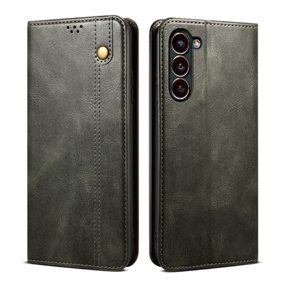 Oil Wax Crazy Horse Texture Leather Phone Case, For Samsung Galaxy S25+ 5G, For Samsung Galaxy S25 Ultra 5G, For Samsung Galaxy S24 FE 5G, For Samsung Galaxy S24 Ultra 5G, For Samsung Galaxy S24+ 5G