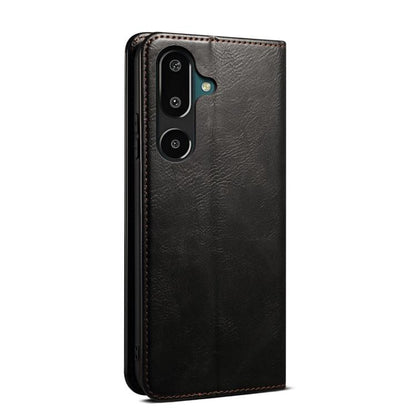 Oil Wax Crazy Horse Texture Leather Phone Case, For Samsung Galaxy S26+ 5G, For Samsung Galaxy S26 Ultra 5G, For Samsung Galaxy S26 5G, For Samsung Galaxy S25 FE 5G, For Samsung Galaxy S25 Edge 5G, For Samsung Galaxy S25 5G