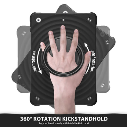 Rotation Handle Holder Silicone Hybrid PC Tablet Case