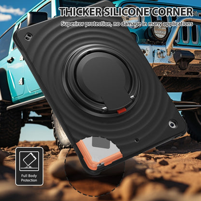 Rotation Handle Holder Silicone Hybrid PC Tablet Case