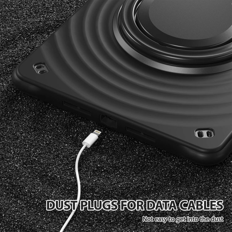 Rotation Handle Holder Silicone Hybrid PC Tablet Case