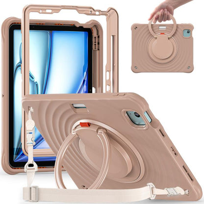 Rotation Handle Holder Silicone Hybrid PC Tablet Case