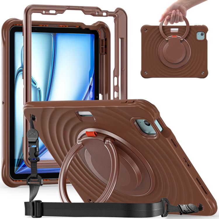 Rotation Handle Holder Silicone Hybrid PC Tablet Case