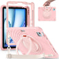 Rotation Handle Holder Silicone Hybrid PC Tablet Case, For iPad Air 13 2026 / 2025 / 2024, For iPad Air 11 2026 / 2025 / 2024, For iPad Pro 13 2025 / 2024, For iPad Pro 11 2025 / 2024, For iPad 10th Gen 10.9 2022, For iPad mini 2024 / mini 6