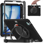 Rotation Handle Holder Silicone Hybrid PC Tablet Case, For iPad Air 13 2026 / 2025 / 2024, For iPad Air 11 2026 / 2025 / 2024, For iPad Pro 13 2025 / 2024, For iPad Pro 11 2025 / 2024, For iPad 10th Gen 10.9 2022, For iPad mini 2024 / mini 6