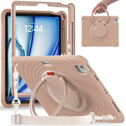 Rotation Handle Holder Silicone Hybrid PC Tablet Case