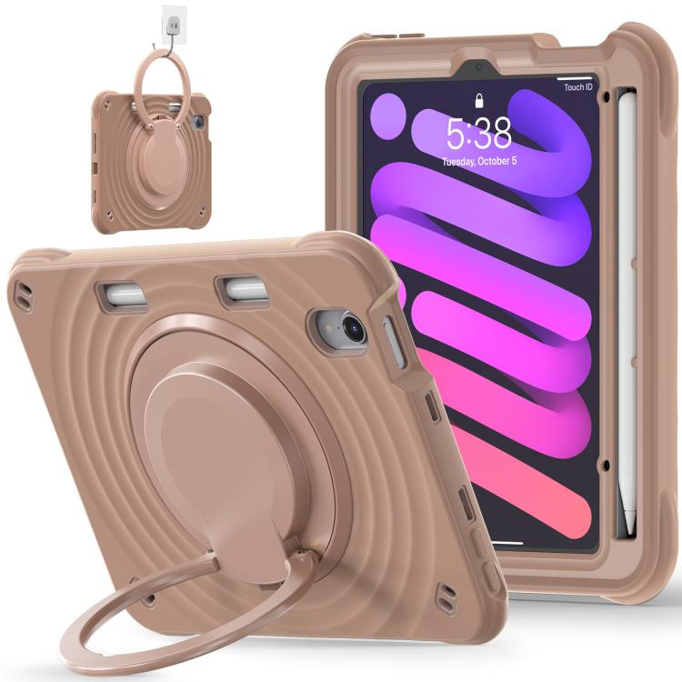 Rotation Handle Holder Silicone Hybrid PC Tablet Case