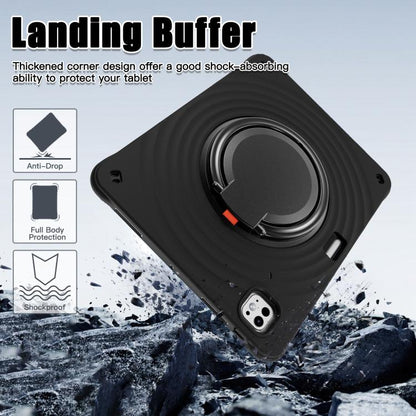 Rotation Handle Holder Silicone Hybrid PC Tablet Case