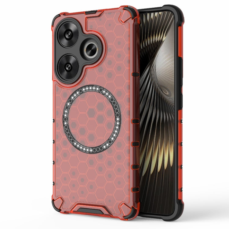 Honeycomb Magnetic Ring Shockproof Phone Case