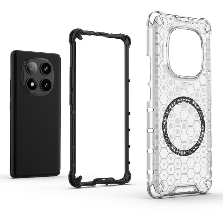 Honeycomb Magnetic Ring Shockproof Phone Case