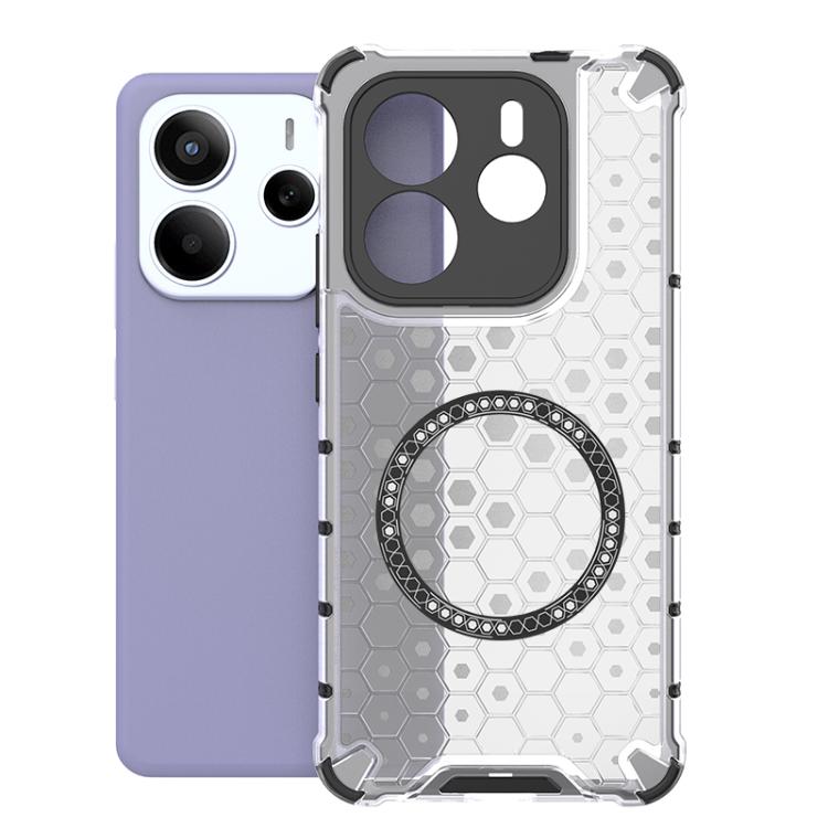 Honeycomb Magnetic Ring Shockproof Phone Case