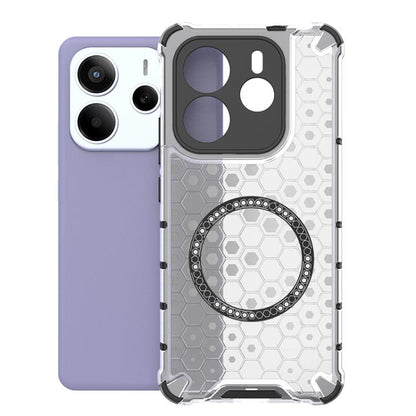 Honeycomb Magnetic Ring Shockproof Phone Case