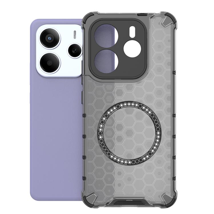 Honeycomb Magnetic Ring Shockproof Phone Case