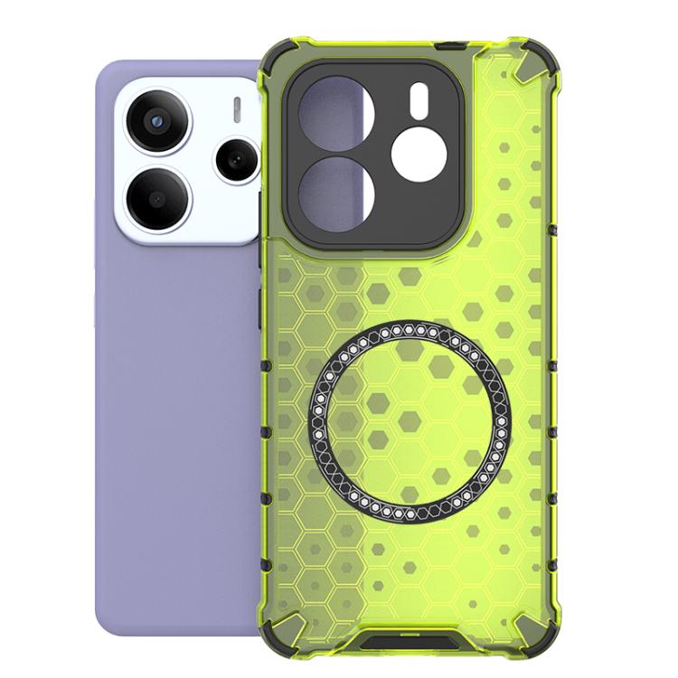 Honeycomb Magnetic Ring Shockproof Phone Case