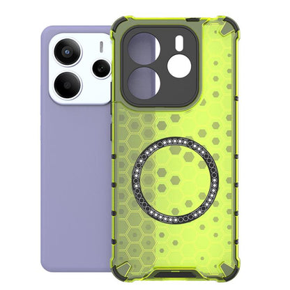 Honeycomb Magnetic Ring Shockproof Phone Case