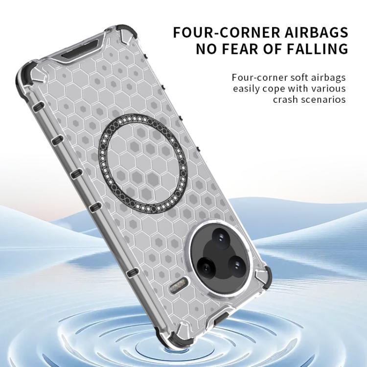Honeycomb Magnetic Ring Shockproof Phone Case