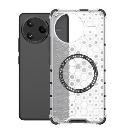 Honeycomb Magnetic Ring Shockproof Phone Case, For Redmi 15 5G / 4G EU 171mm, For Redmi 15C 5G / 4G Global 171mm, For Redmi A5 4G 171.7mm / Poco C71, For Redmi K80 Pro 5G / Poco F7 Ultra