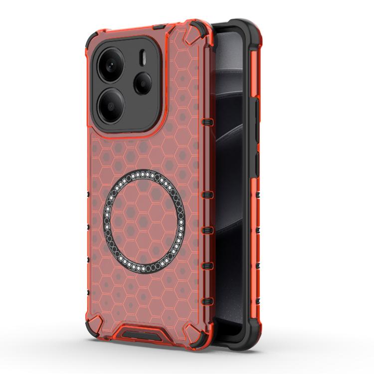 Honeycomb Magnetic Ring Shockproof Phone Case